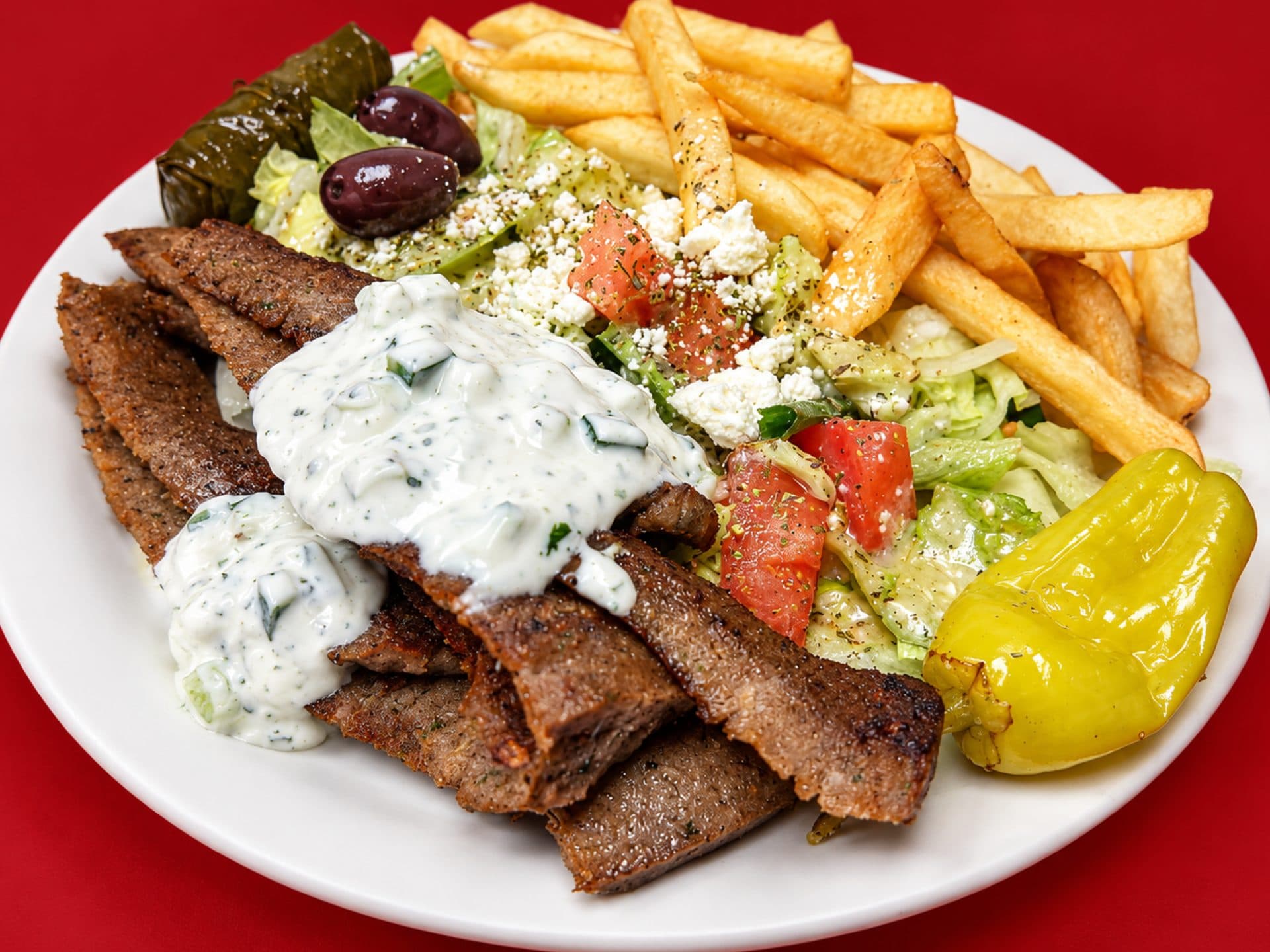 Lamb Kabob Plate